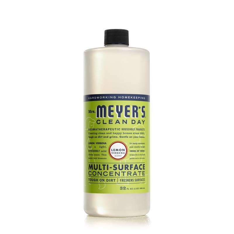 Mrs Meyers Clean Day Multi-Surface Concentrated Refill Lemon Verbena Scent 32 oz