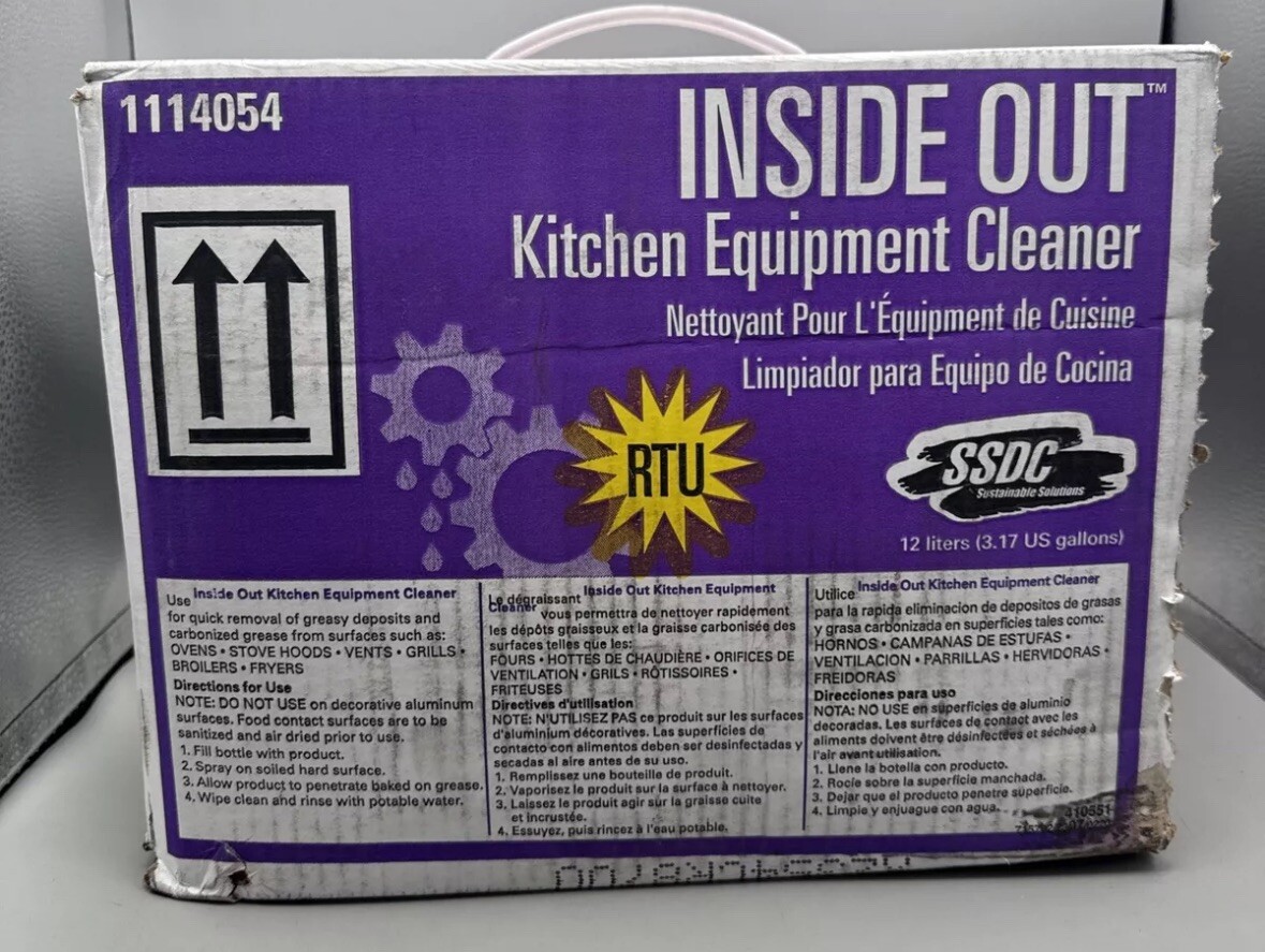 SSDC Inside Out Kitchen Equipment Cleaner 3.17 US Gallons 1114054