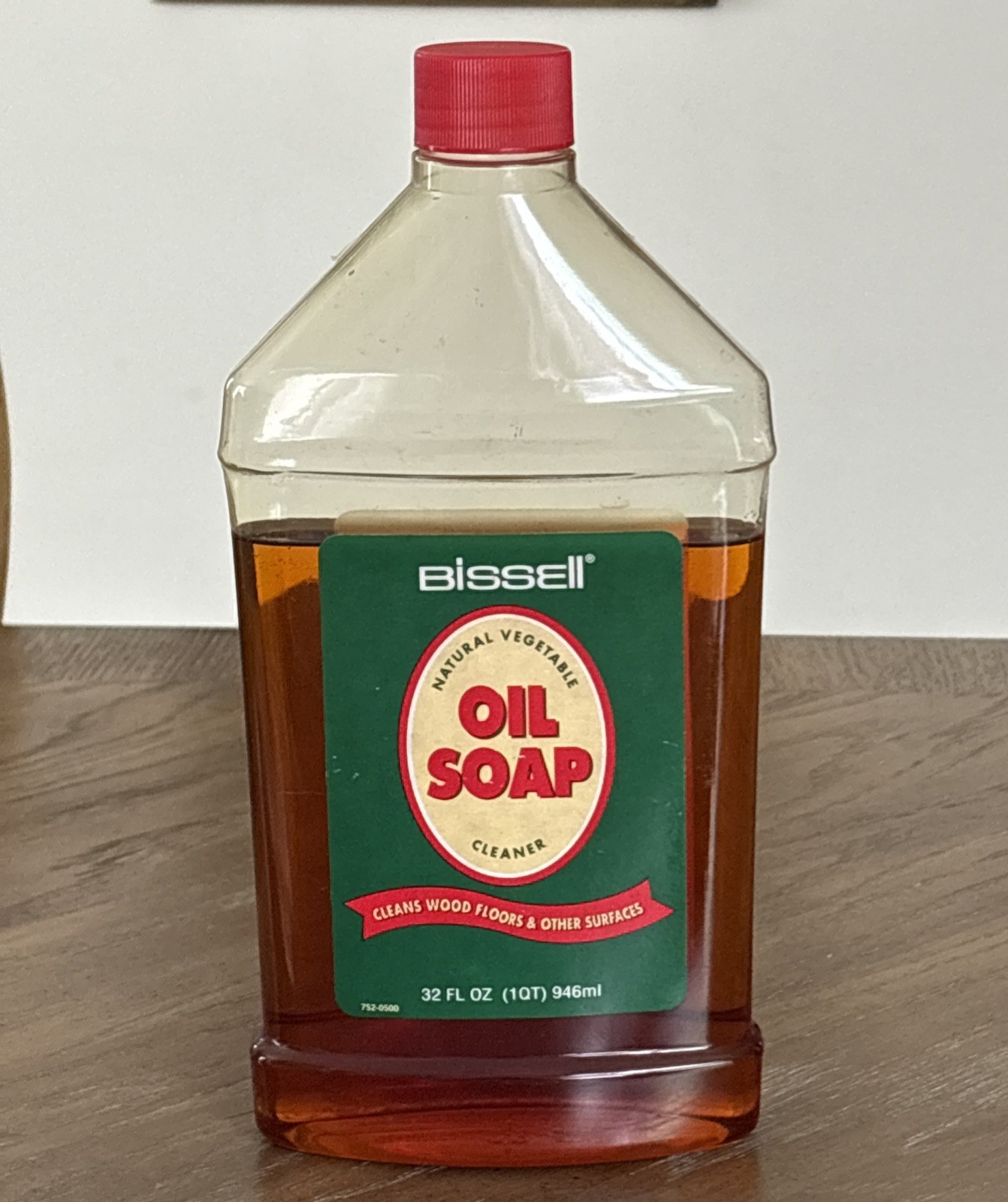 Bissell Natural Vegetable Oil Soap Wood Cleaner 32fl oz Discontinued 75% Full