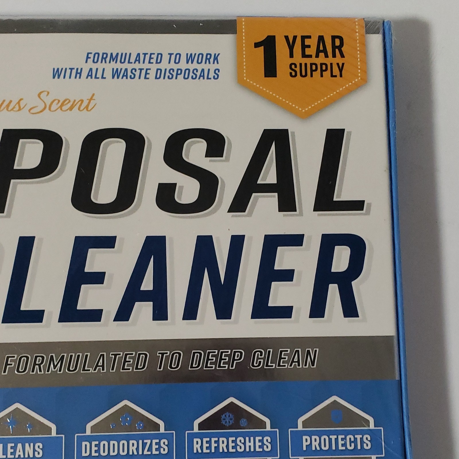 Active Disposal Cleaner Citrus Scent Tablets 24 Pack Sink/Drain Deodorizes