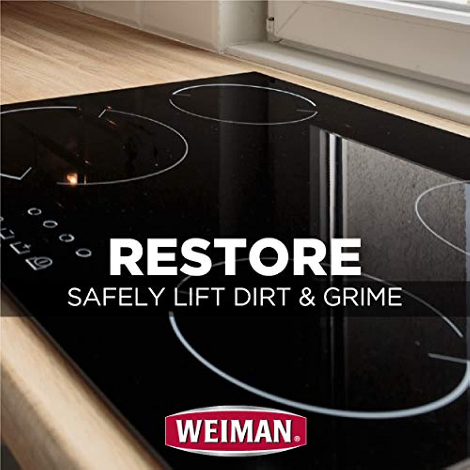 Weiman No Scent Cooktop Scrubbing Pads 3 ct Sponge