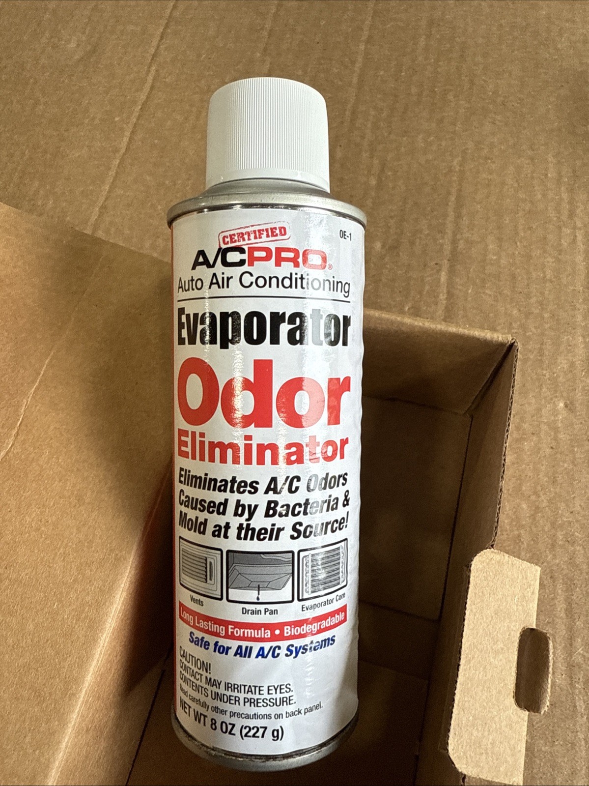 A/C PRO ODOR ELIMINATOR OE-1 (765-3141) , 8 Oz Bottle , Free Shipping !