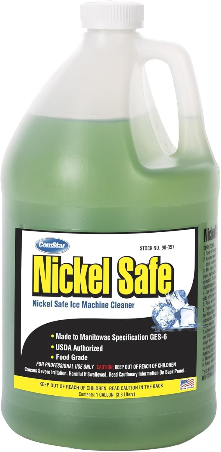 ComStar Nickel Safe 1 Gal Ice Machine Cleaner Removes Scale & Lime