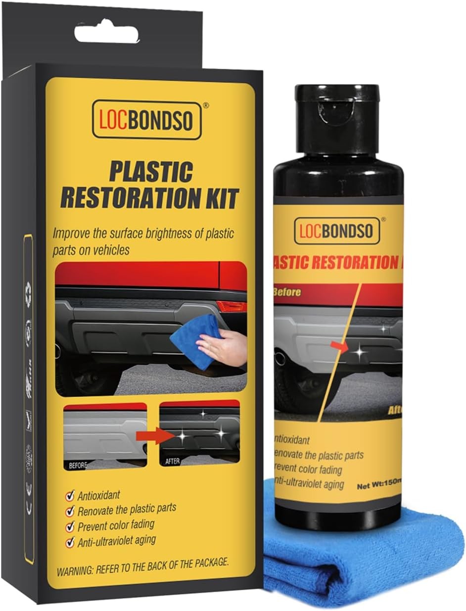 Plastic Restorer for Cars, Black Trim Restorer, Back to Black Plastic Restorer f