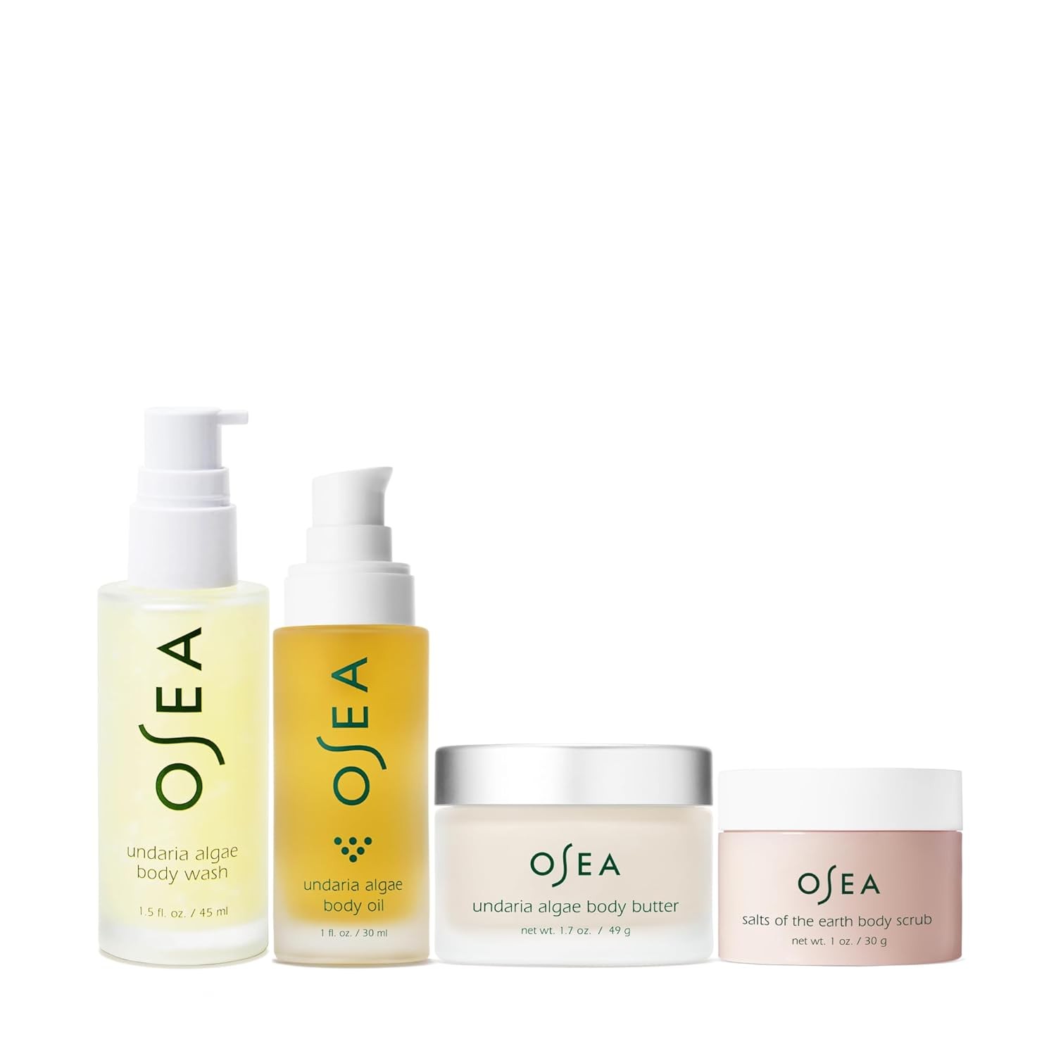 OSEA Bodycare Bestsellers Skincare Set – 4-piece Body Travel Set – 1oz – Body