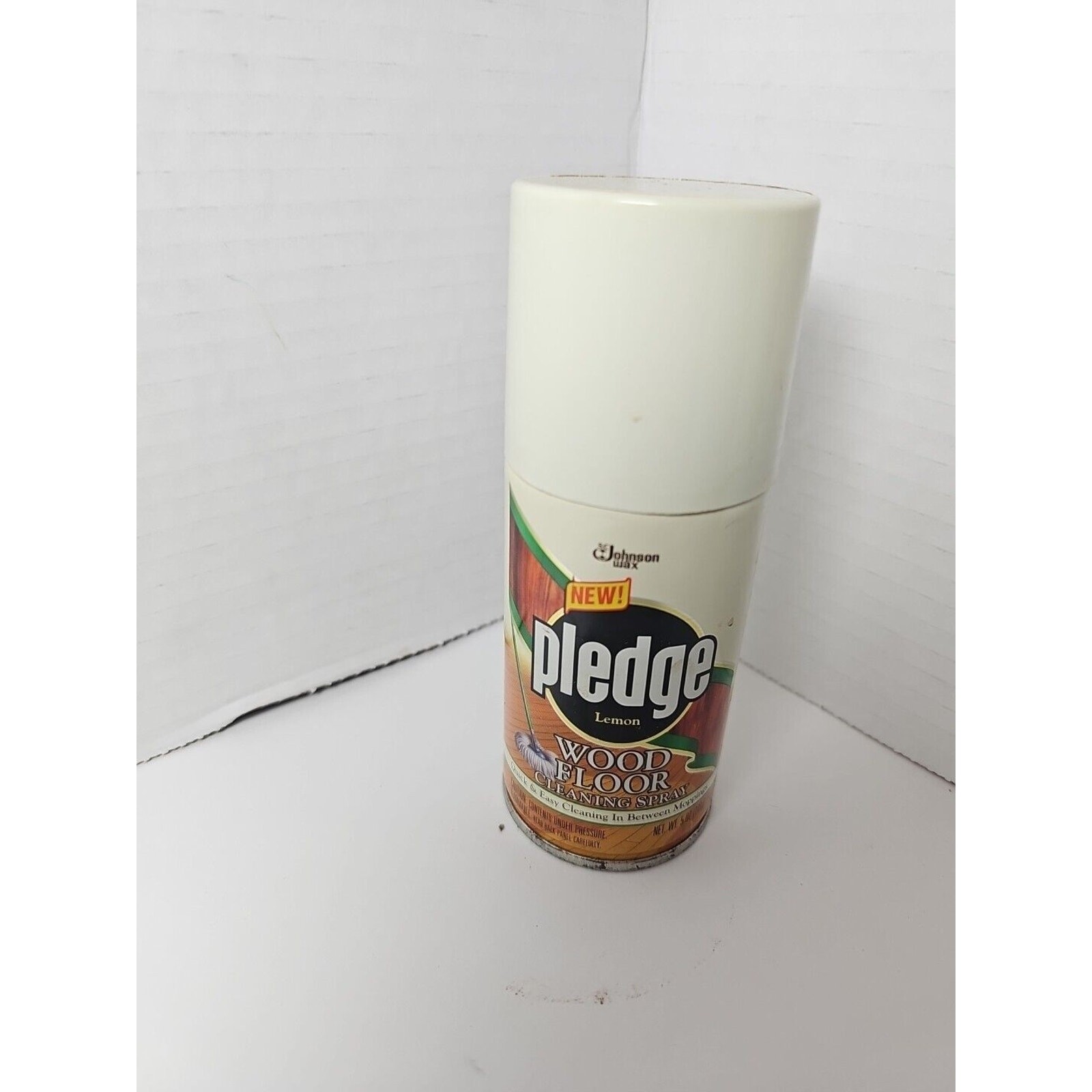 VINTAGE 1998 New Pledge 5 Oz. Wood Floor Cleaning Spray Discontinued Old Stock