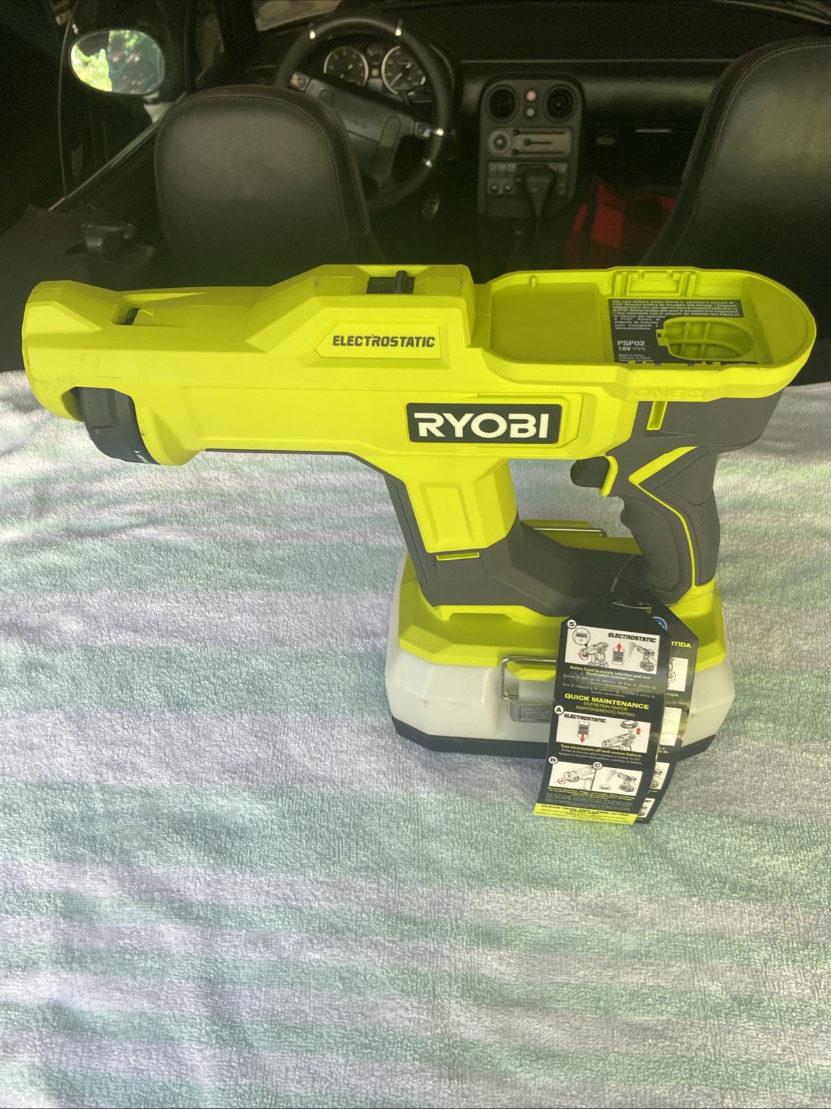 Ryobi One+ PSP02 18V Handheld Electrostatic Sprayer Cordless Tool Only