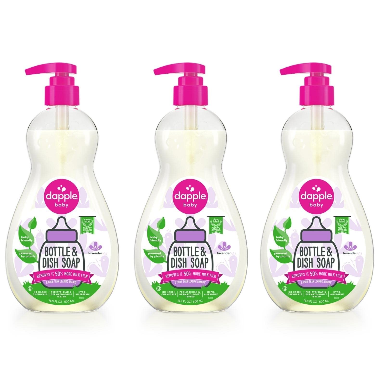 Dapple Baby Bottle Soap, Hypoallergenic Dish Soap for Baby Bottles, Powered b…