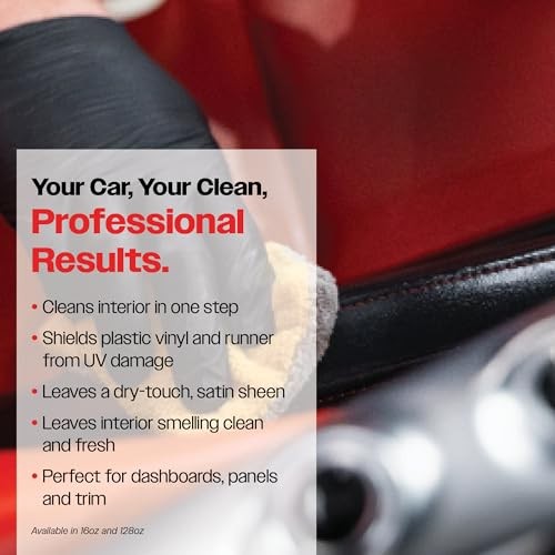 Clean & Shine Interior Car Cleaner and Dressing – 128 Fl Oz (Pack of 1)