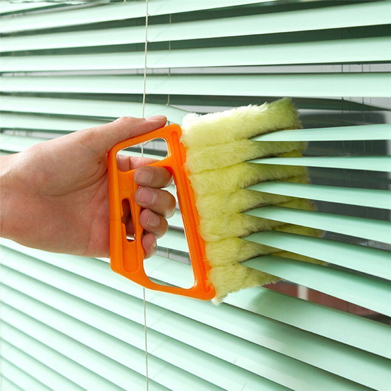 Microfibre Venetian Blind Brush Window Air Conditioner Duster Dirt Clean Cleaner