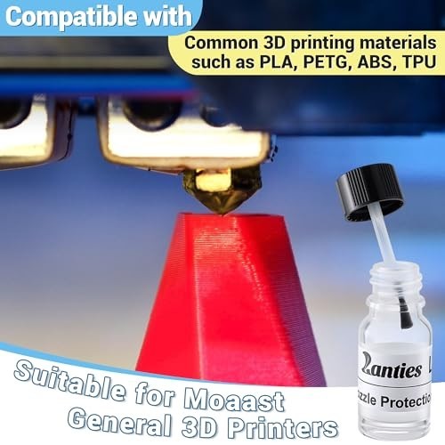 3D Printer Nozzle Protection Coating 20ml – Water-Based PTFE for PLA, PETG, ABS,