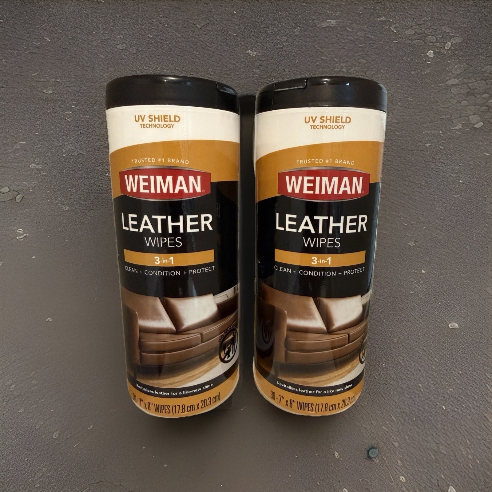 Weiman Leather Cleaner Wipes – 2 Pack