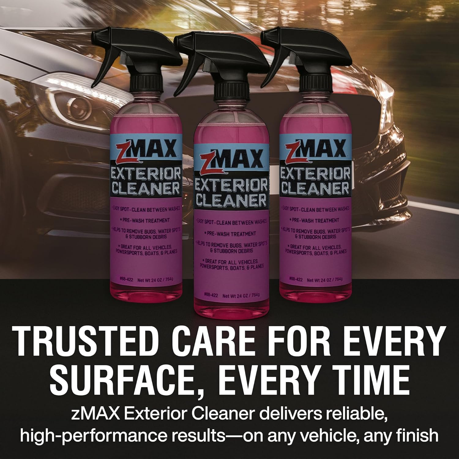 Exterior Cleaner, 24Oz – Multi-Surface Pre Wash for Car Detailing and Spot Clean