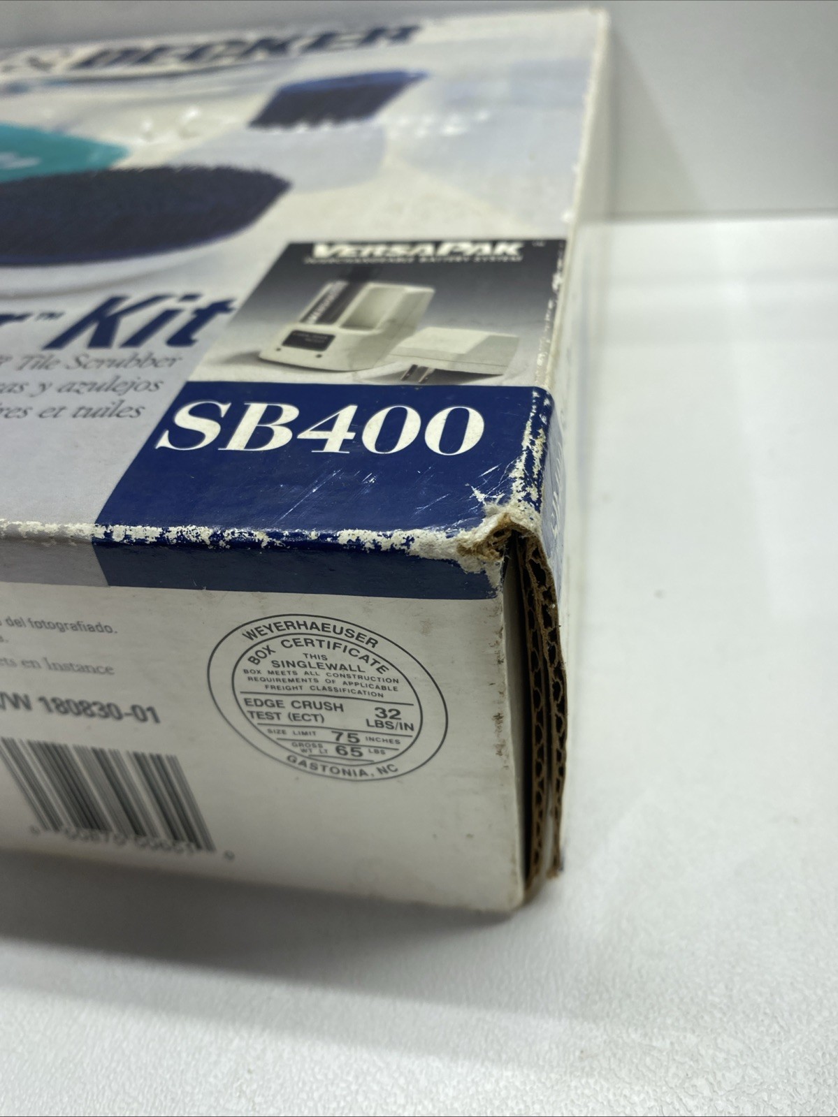 Black &Decker ScumBuster SB400 Cordless Scrubber Kit Blue VersaPak-Used-Open Box