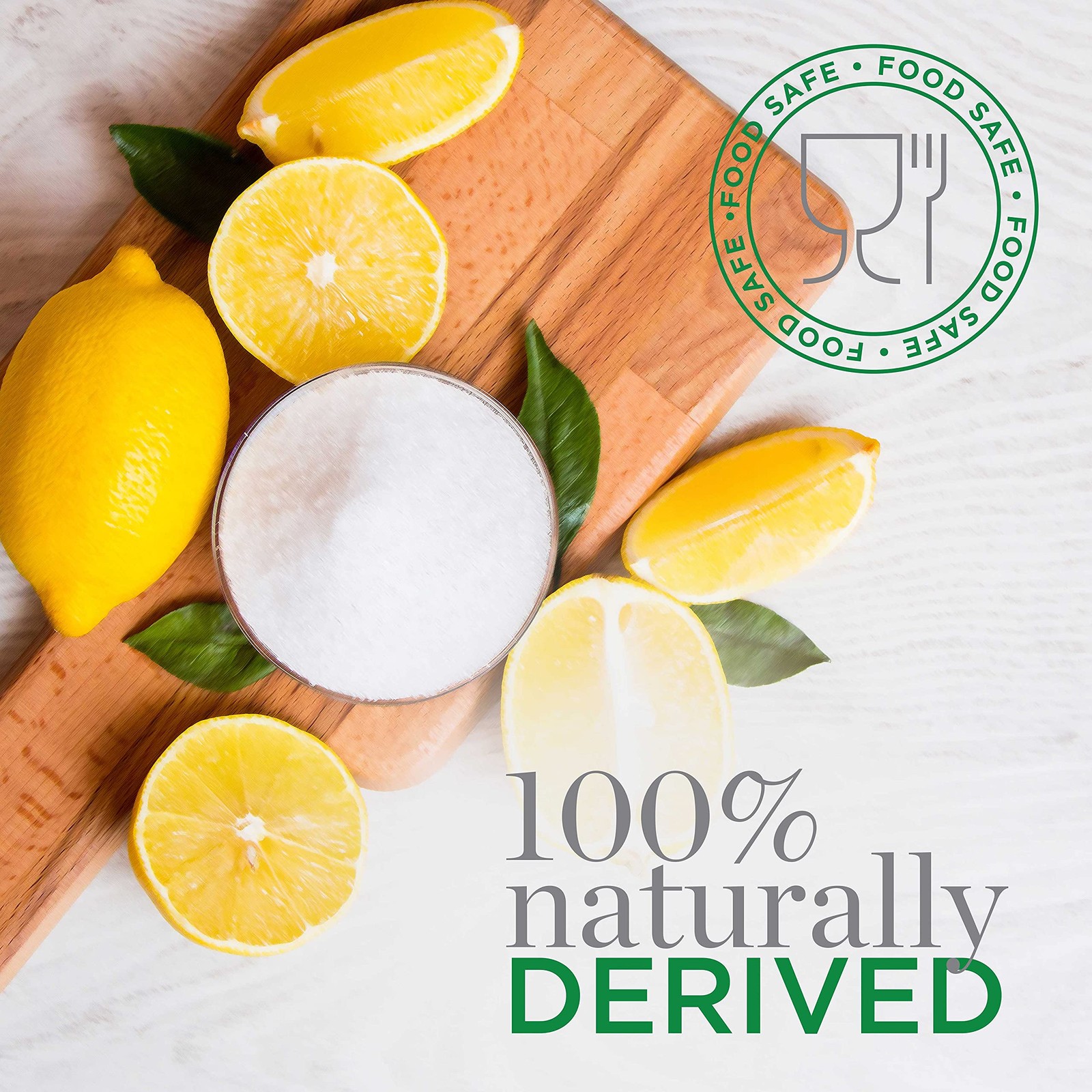 Milliard Citric Acid 100% Pure Food Grade Non-GMO Project Verified 4 Ounce