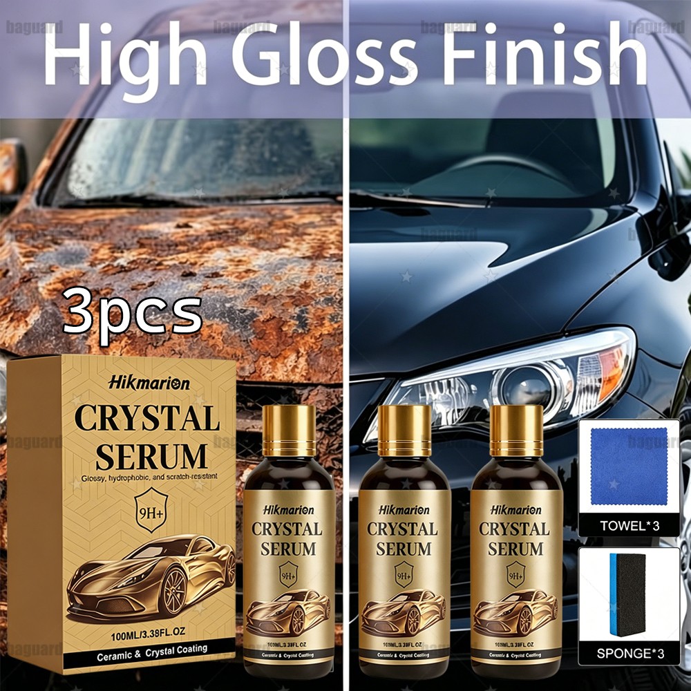 3X 300ML PTZ Crystal Serum–Advanced Graphene Ceramic Coating For Cars Brand new