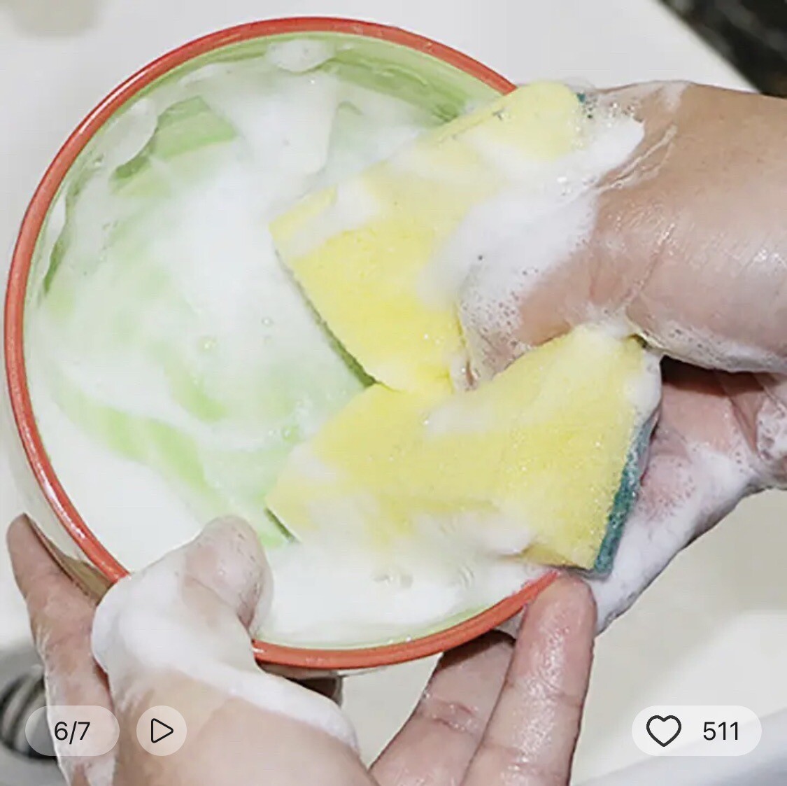 Cleaning Tools ￼ 20pcs Dishwashing Sponge Kitchen Nano Emery Magic Clean Rub