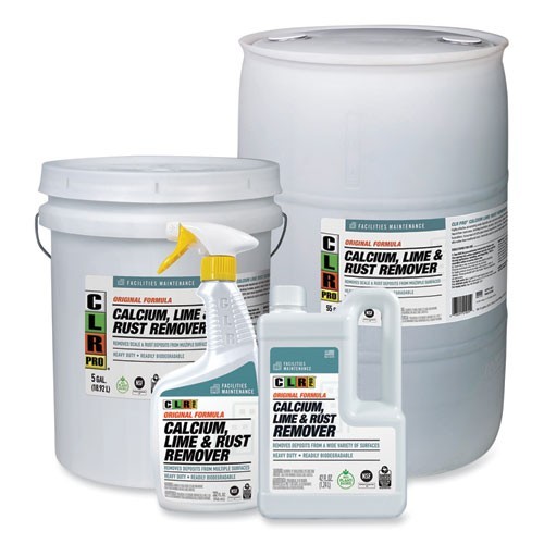 CLR PRO Calcium, Lime and Rust Remover, 32 oz Spray Bottle, 6/CT
