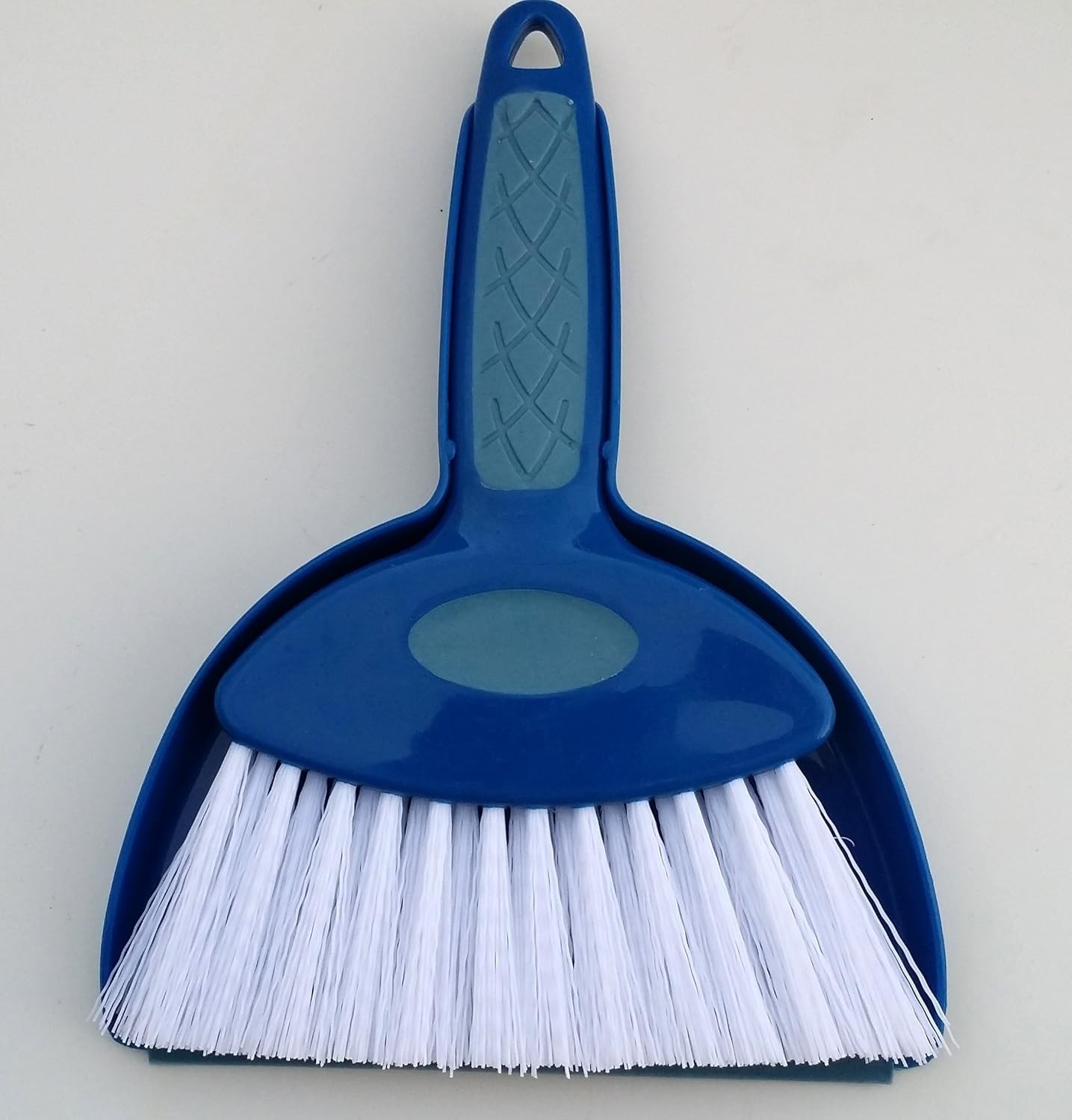 and Durable Small Hand Broom with Snap-on Dust Pan
