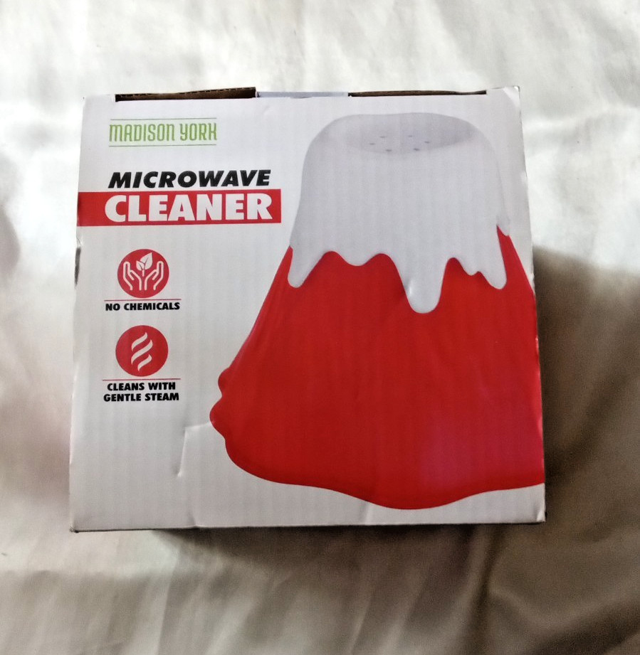 Madison York Microwave Cleaner – No Harsh Chemical – Easy to Use Volcano NEW