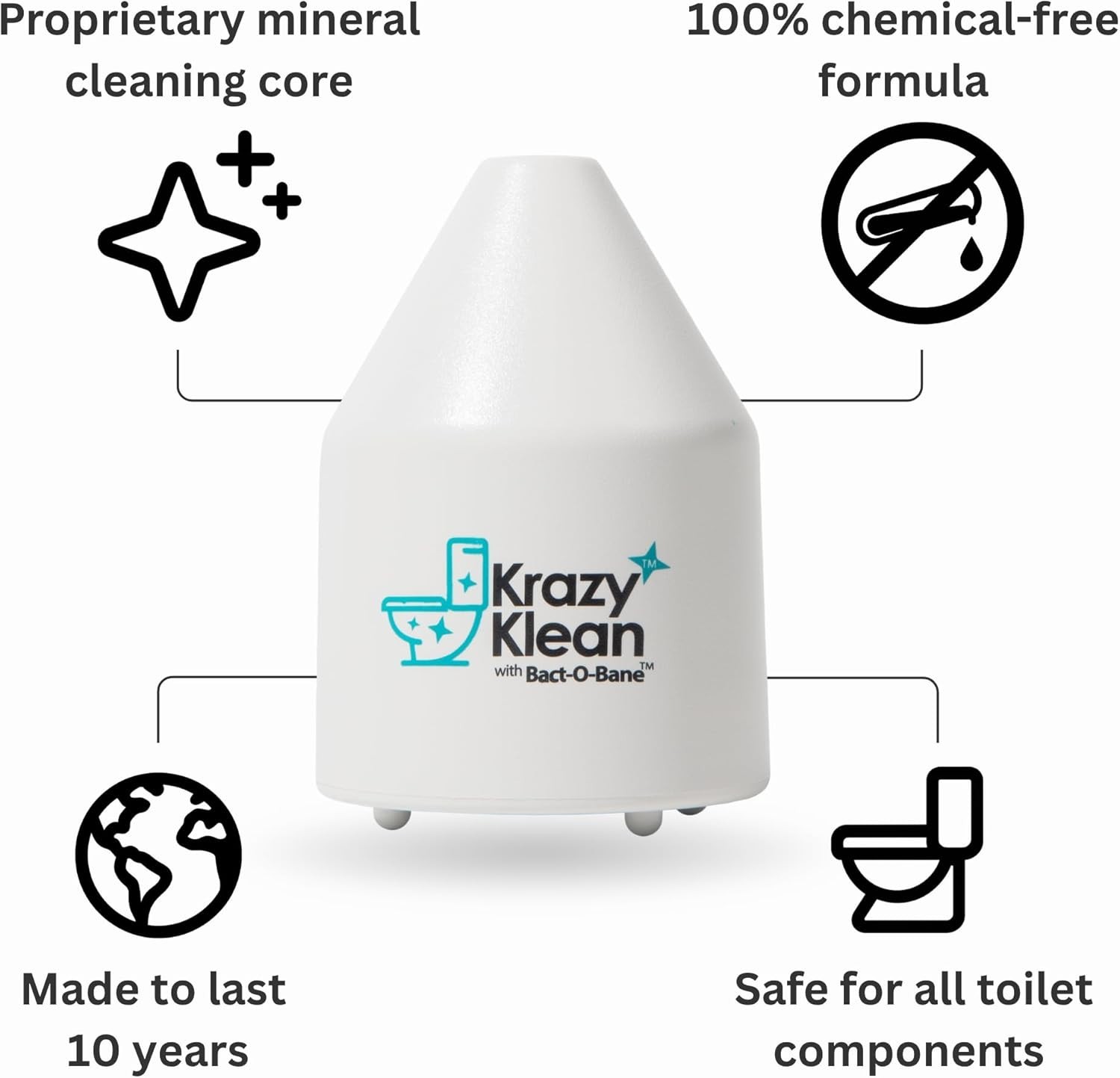 Pro Toilet Cleaner, Household Cleaning Solution, Natural Long Lasting Toilet …