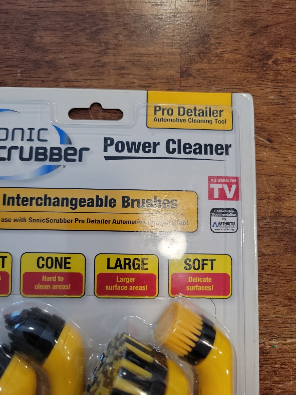 As Seen on TV Sonic Scrubber Pro Detailer Power Cleaner Interchangeable Brushes