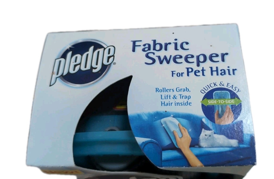 Pledge Fabric Sweeper Pet Hair Multi Use Reusable Traps Cat & Dog Fur Reuse NEW