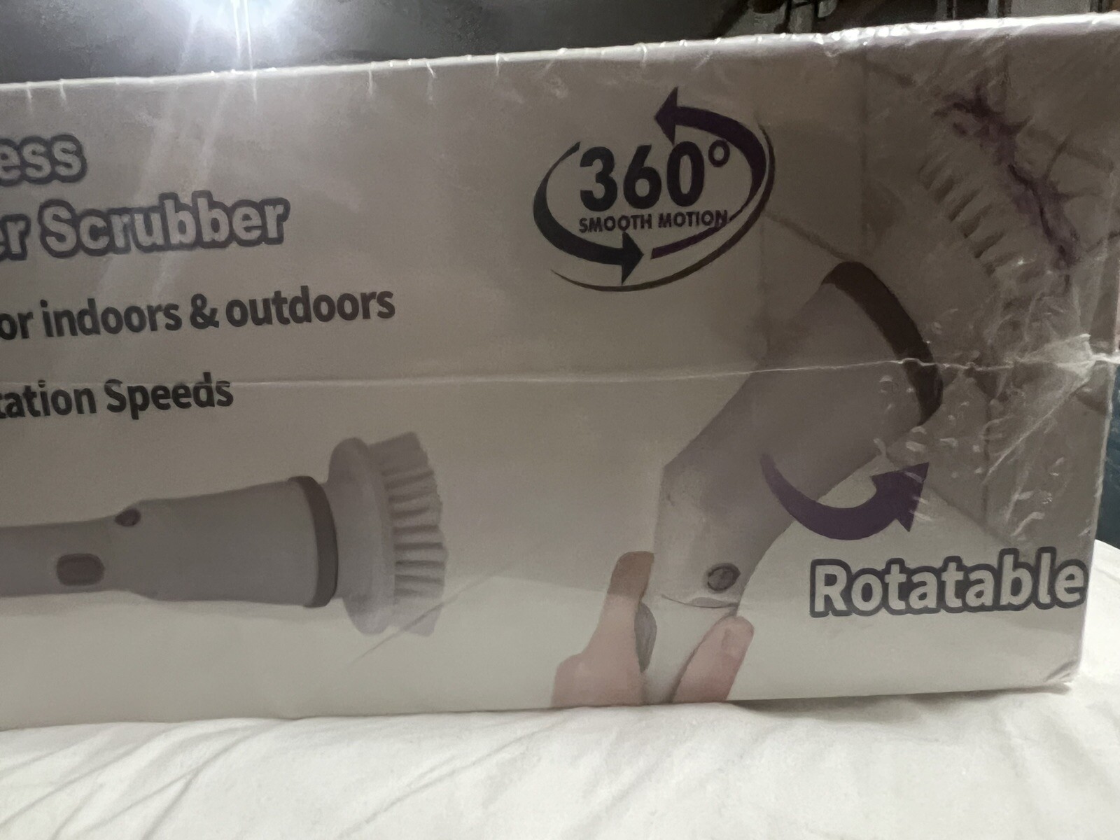 Tornado Scrub Wireless 2 Speed Electric Cleaning Brush Kit Open Box Never Used