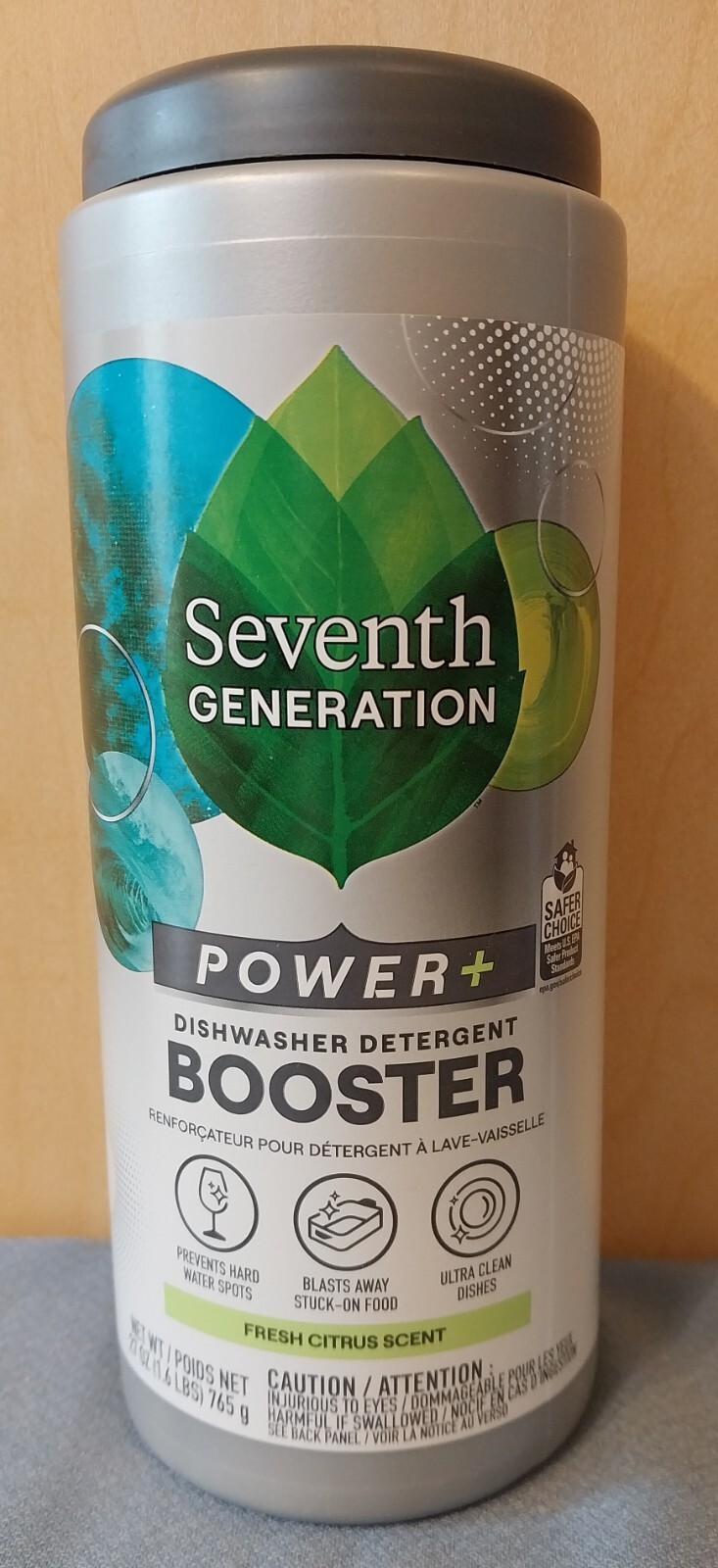 3 SEVENTH GENERATION Power+ Dishwasher Detergent Booster Fresh Citrus 1.6 lb NEW