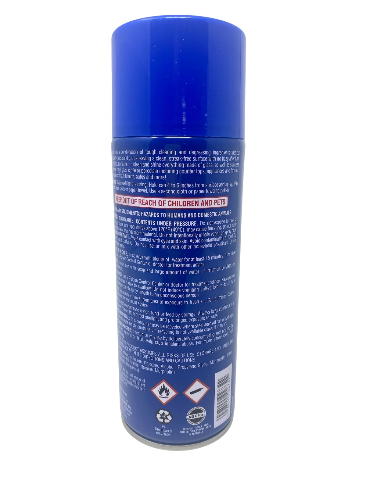 PowerHouse Foaming Glass Cleaner, 12 oz – Streak-Free Shine, Tough on Spots 1pk