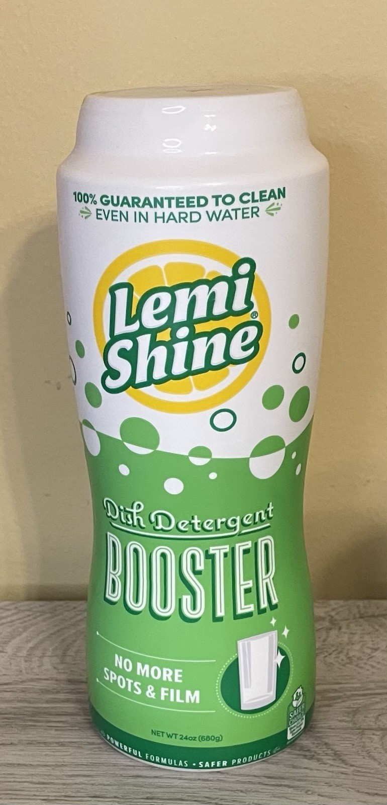 Lemi Shine Dish Detergent Booster For Dishwashers, 24 Ounces, No More Spots