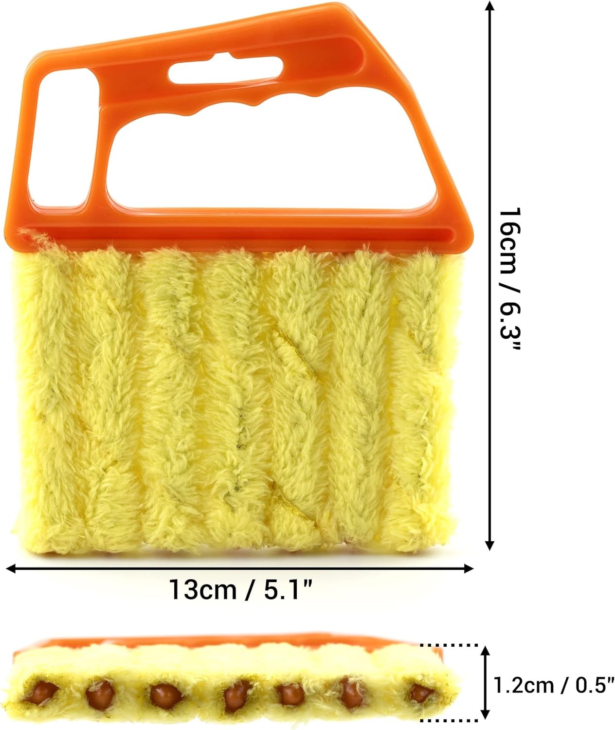 Pack of 2 Blind Cleaner 7-Finger Duster for Shutters, Blinds & Air Conditioners
