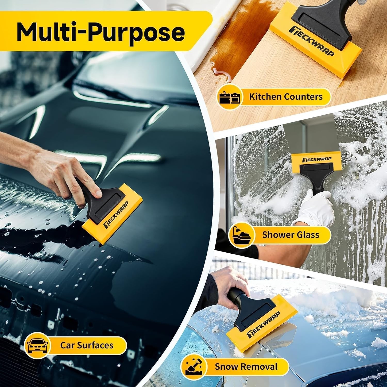 Mini Silicone Squeegee for Window Tint –5 Inch Small Squeegee for Car