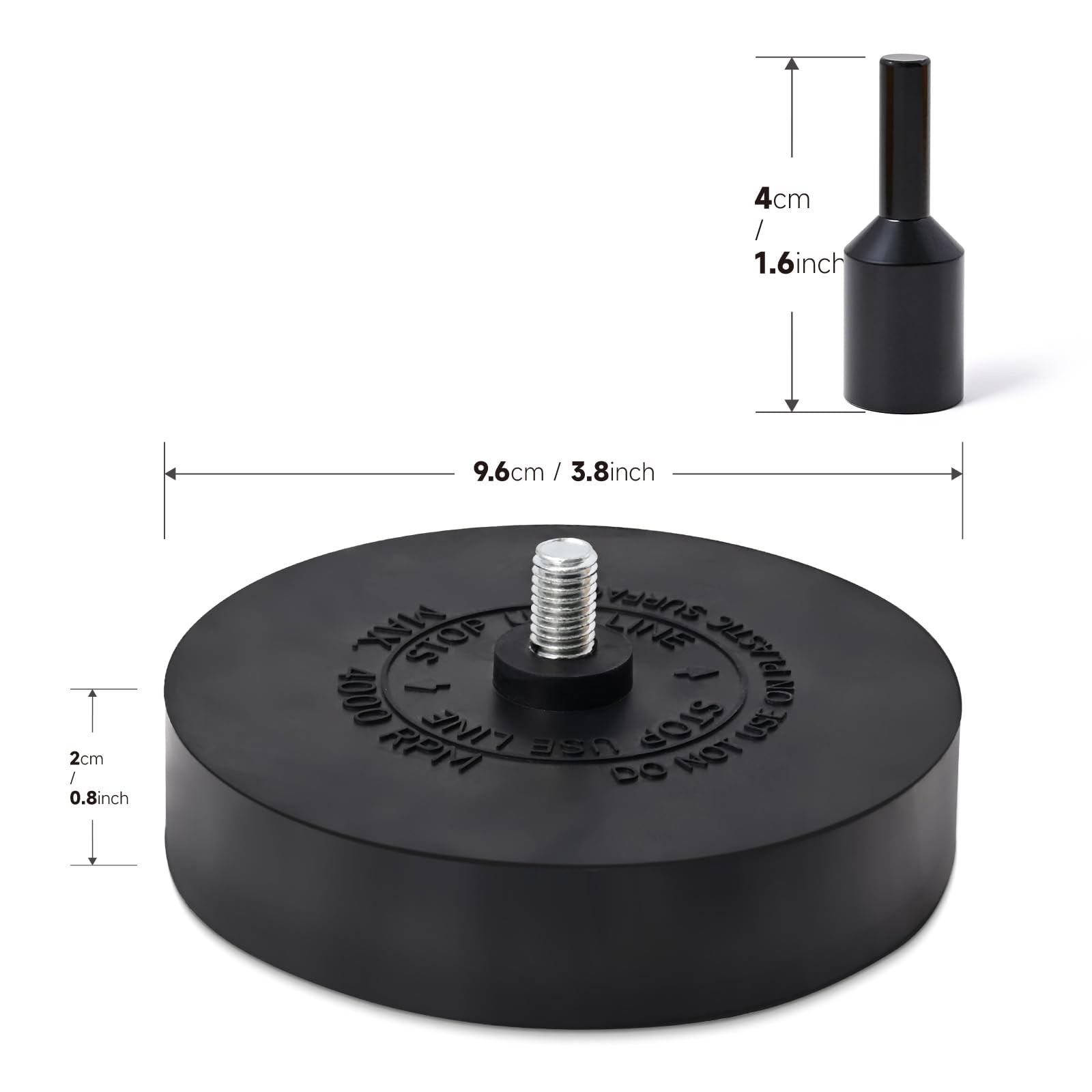 3 Pack Decal Eraser Wheel Tool Kit, 20mm & 25mm Decal Wheel with Adapter, Scr…