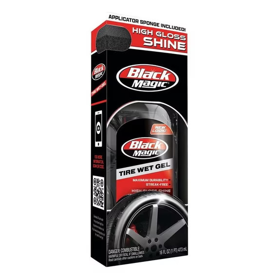 Black Magic Tire Wet Gel, 16 oz. Tire Shine – 5072647W