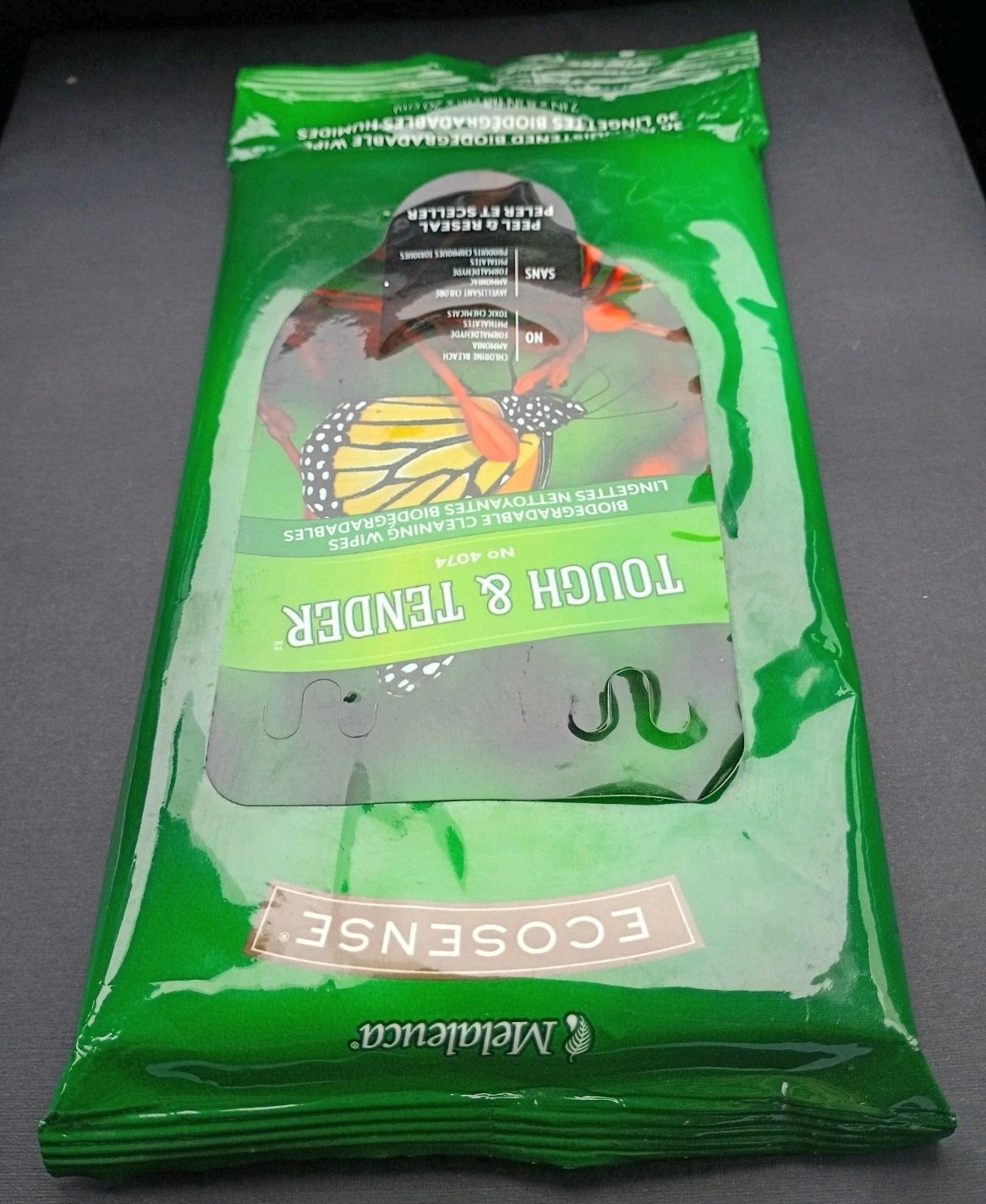 Melaleuca Ecosense Tough Tender All Purpose Cleaner 12x Concentrate 8 oz & Wipes