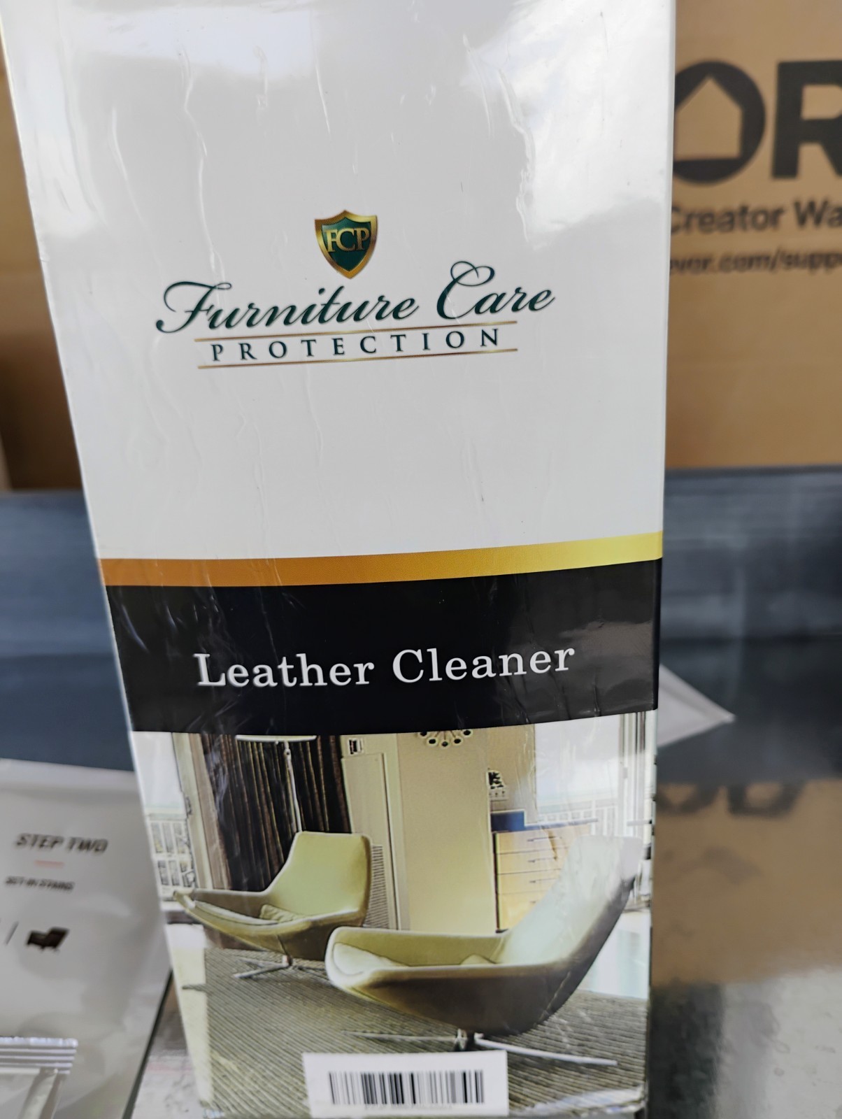NEW Furniture Care Protection Kit Sealed In Box Leather Wood Fabric 5 Piece Set