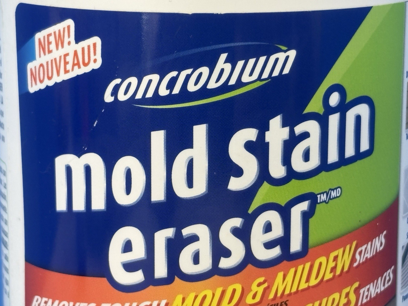 Concrobium Mold Stain Eraser 22.9 oz Eliminates Stains Powder DISCONTINUED