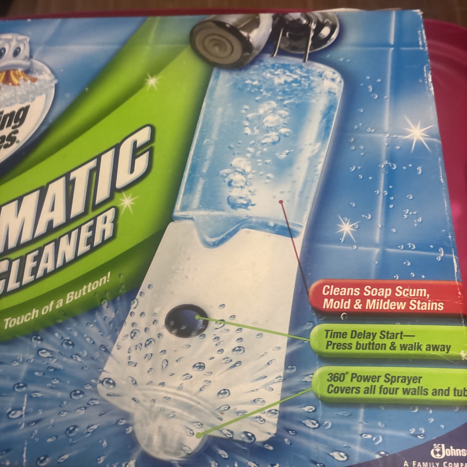 NIB Scrubbing Bubbles Automatic Shower Cleaner Kit 2 x 34 oz Refill Bottles