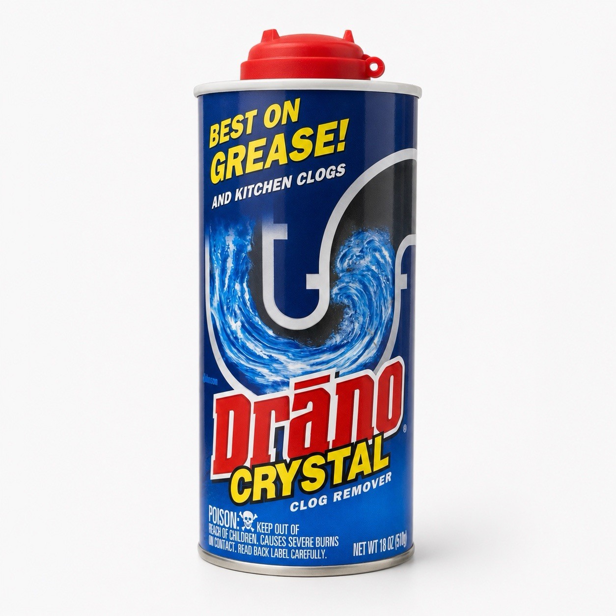 Vintage 1998 Drano Professional Strength Kitchen Crystals Clog Remover New!!!!!
