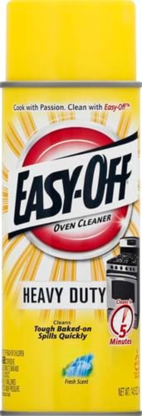 Easy-Off Heavy Duty Oven Cleaner – Lemon Scent Spray, 14.5 oz (Pack of 2)