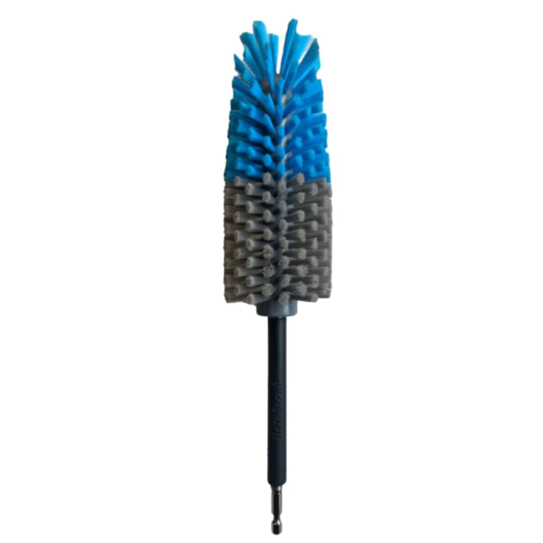 Long Reach Drill Brush Attachment All Purpose Car Tires Wheels Nylon Bristles