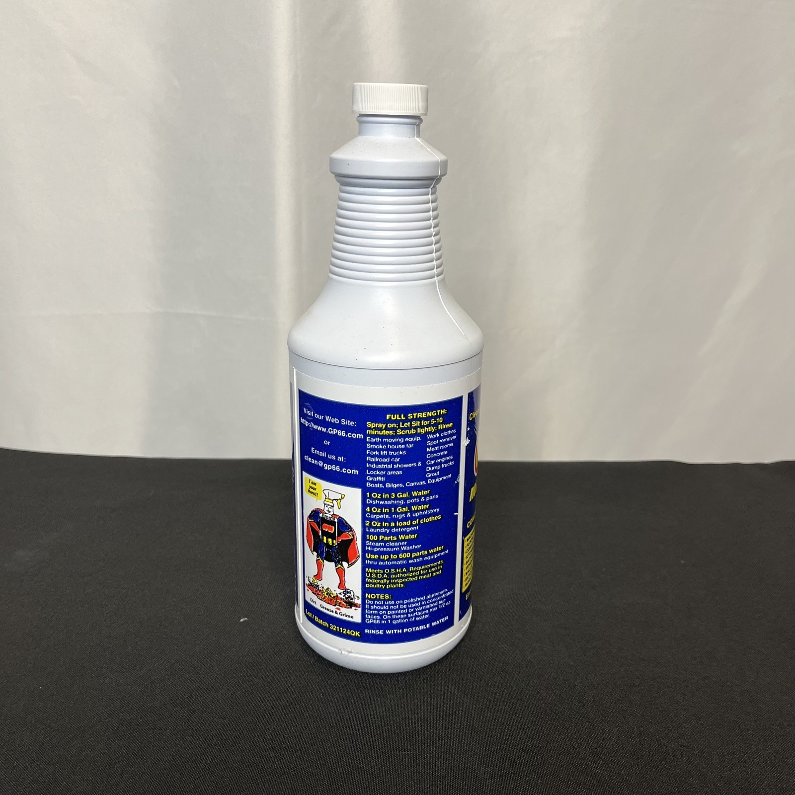 GP66 Miracle Cleaner 32 oz Concentrated, Biodegradable – NEW Sealed Bottle