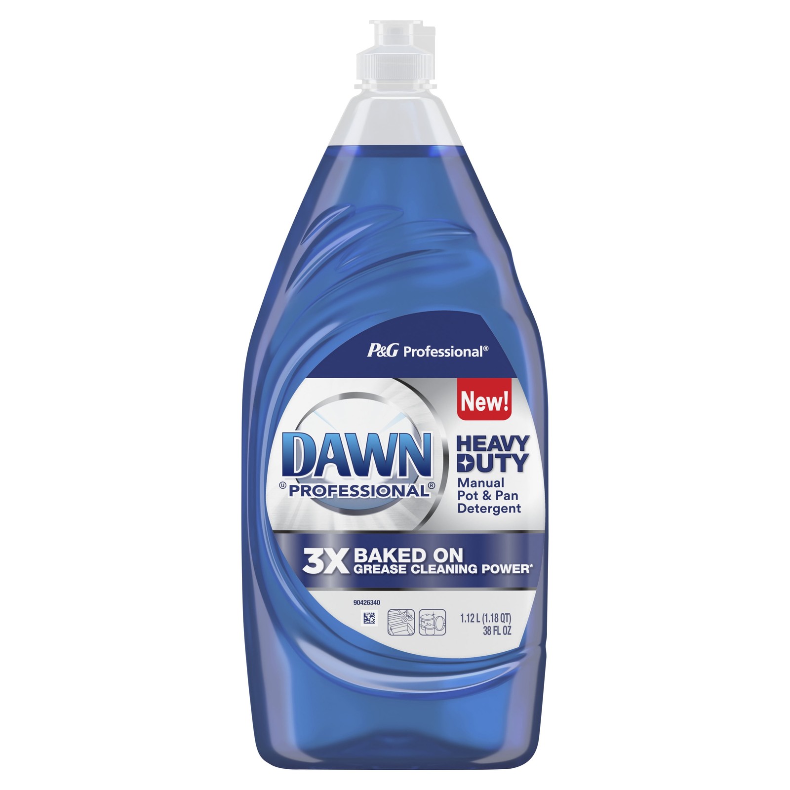 Professional Heavy Duty Manual Pot and Pan Dish Soap Detergent Original