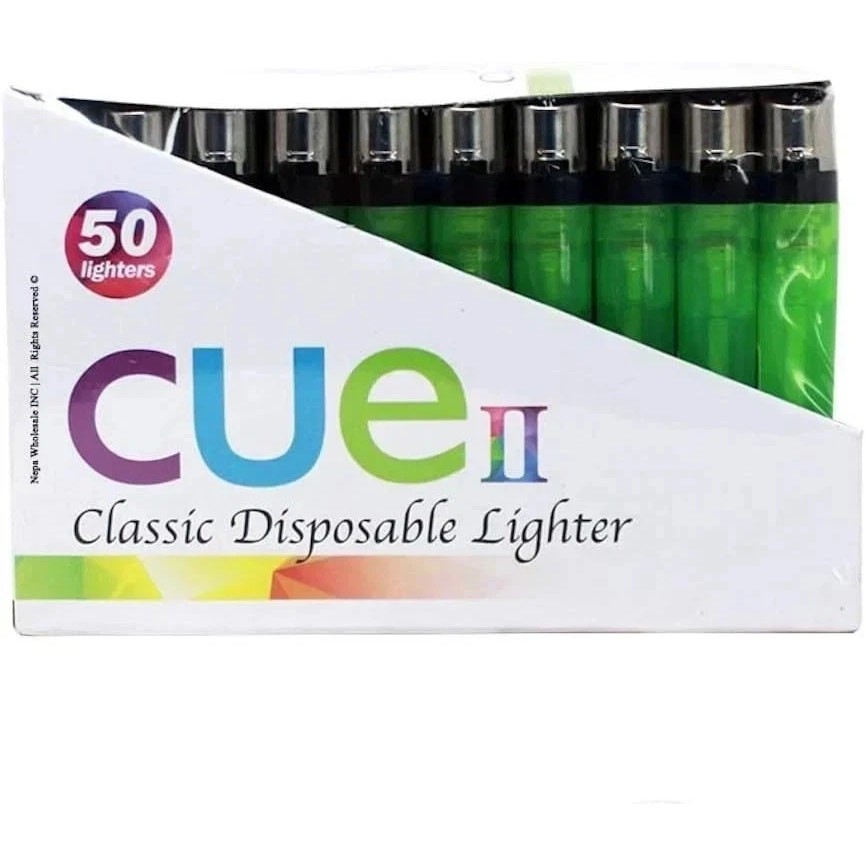 Classic Lighters, Assorted Colors, Regular Size, Long Lasting, 50-Count Tray