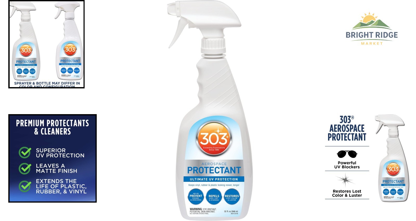 Ultimate UV Protection Spray for Furniture & Windows – 32 oz Unscented Liquid