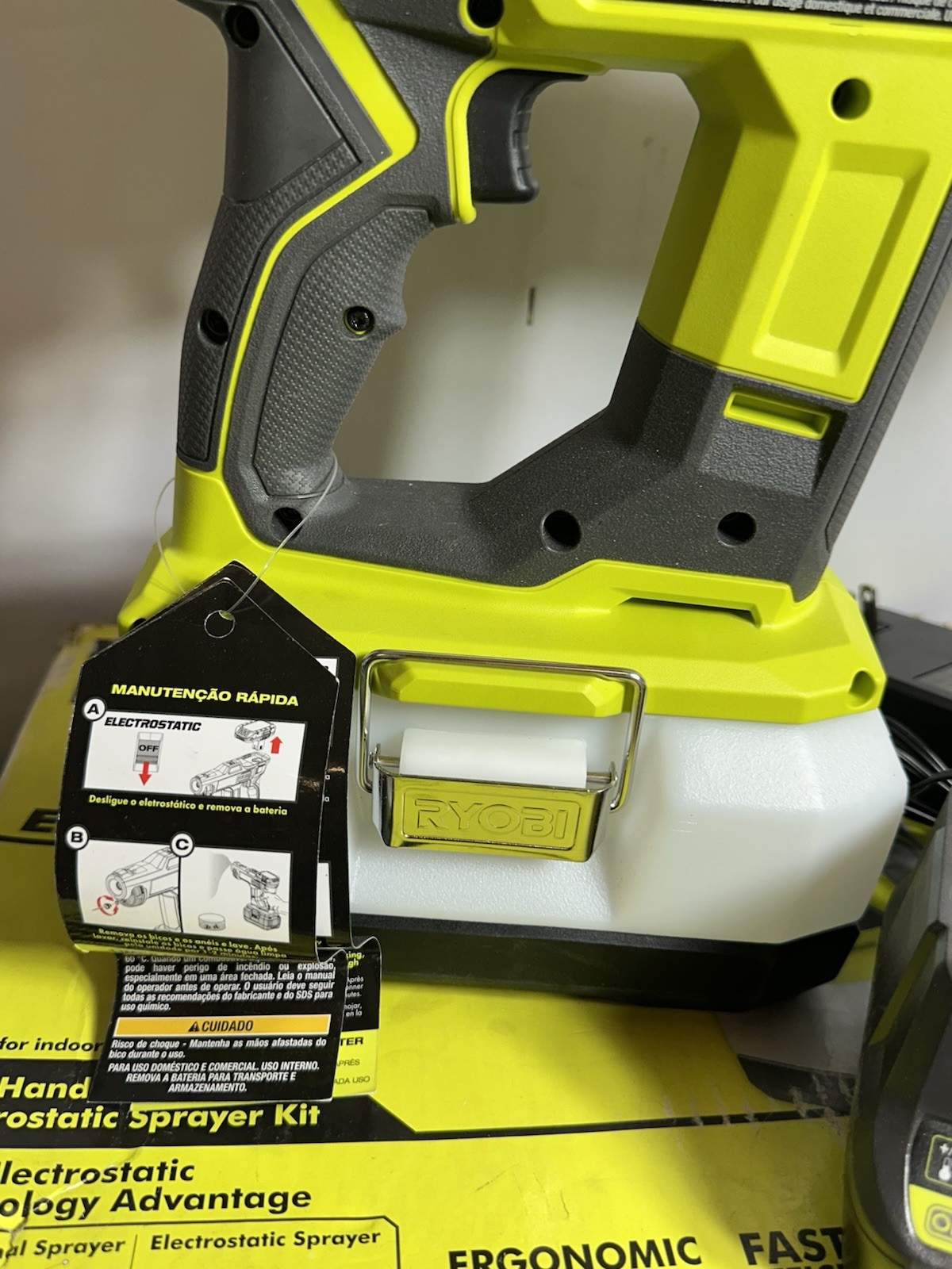 Ryobi PSP02K 18V ONE+ Handheld Electrostatic Sprayer Kit