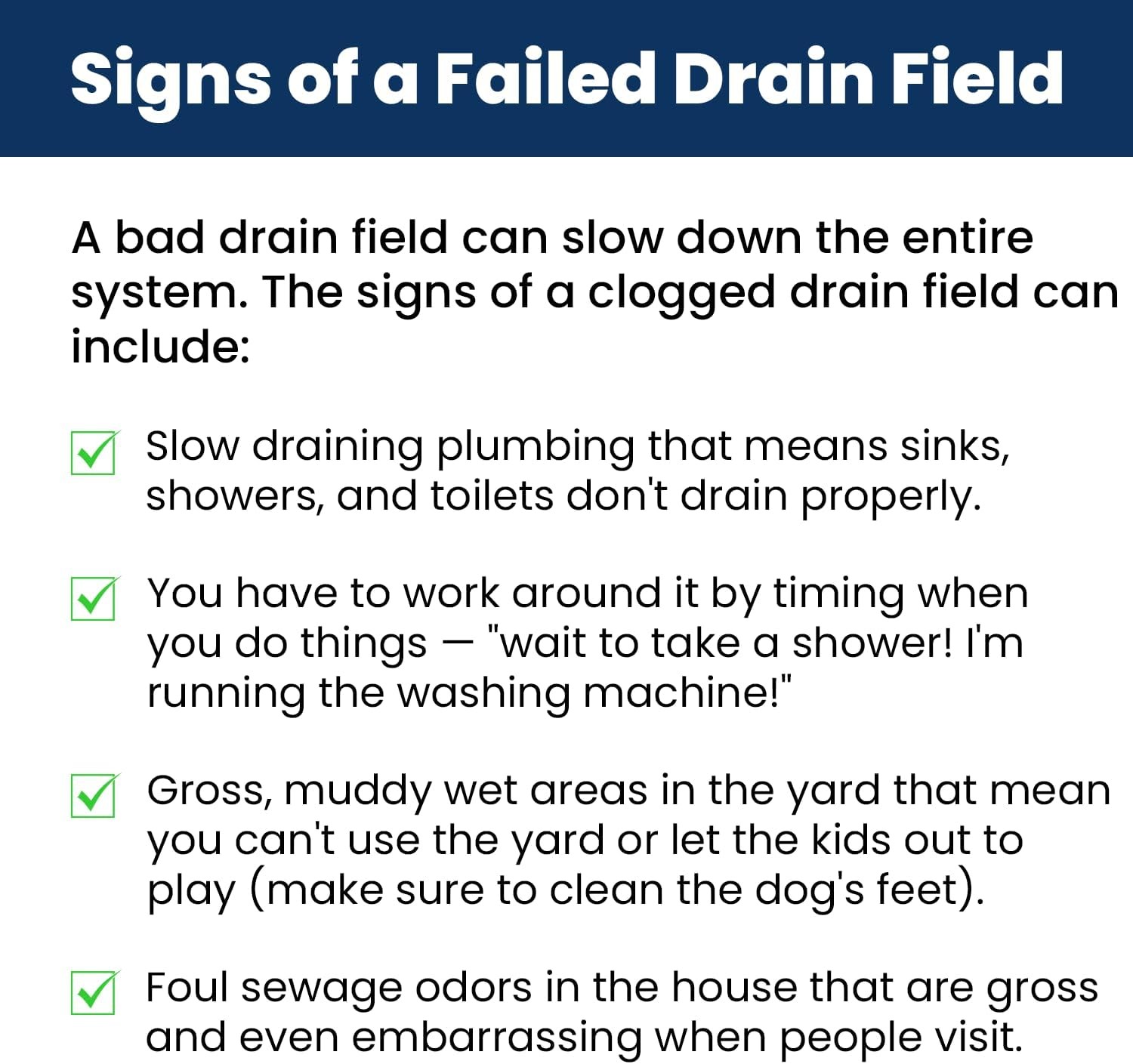 Accelerator by Dr. Pooper Drain Field Cleaner Tablets (20 Count) – Septic Tank T
