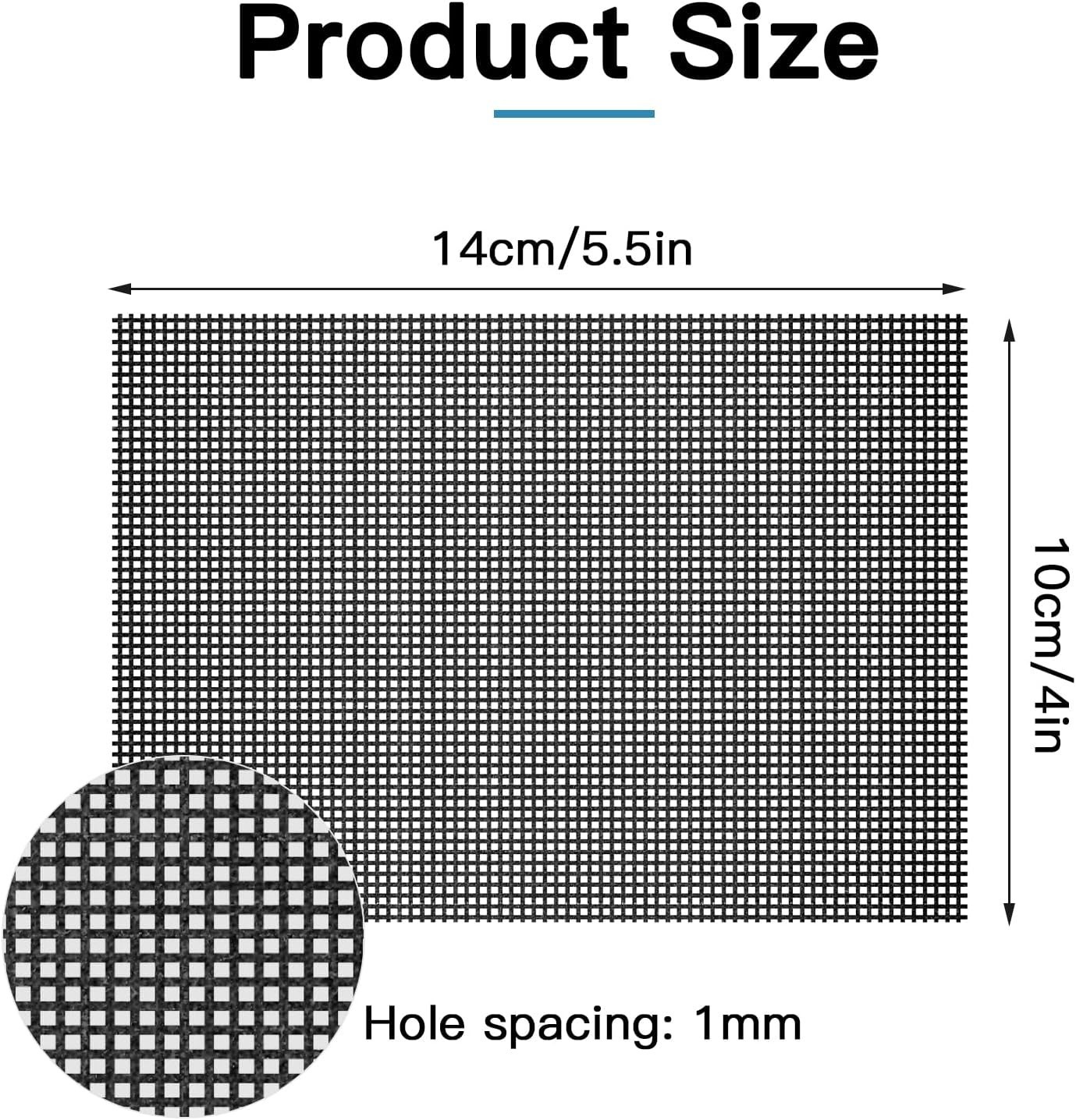 Silicon Carbide Cleaning Mesh Pads – 15 PCS for Hard Water and Rust Removal