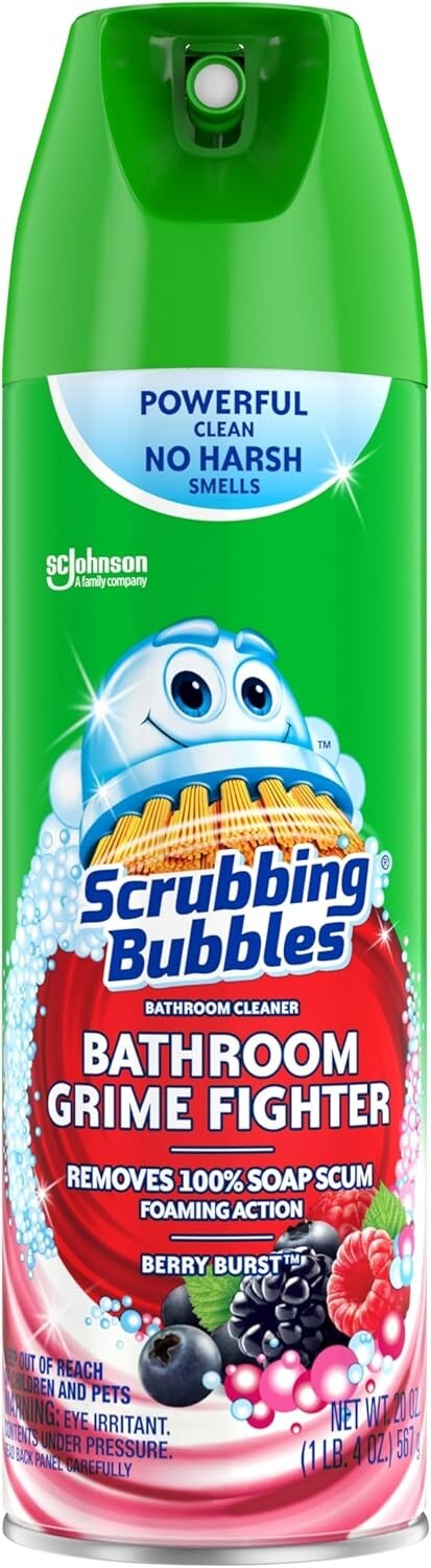 Scrubbing Bubbles Berry Burst Bathroom & Shower Cleaner 20oz Aerosol
